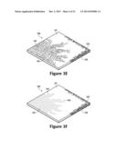 Textured Elements Incorporating Non-Woven Textile Materials And Methods     For Manufacturing The Textured Elements diagram and image