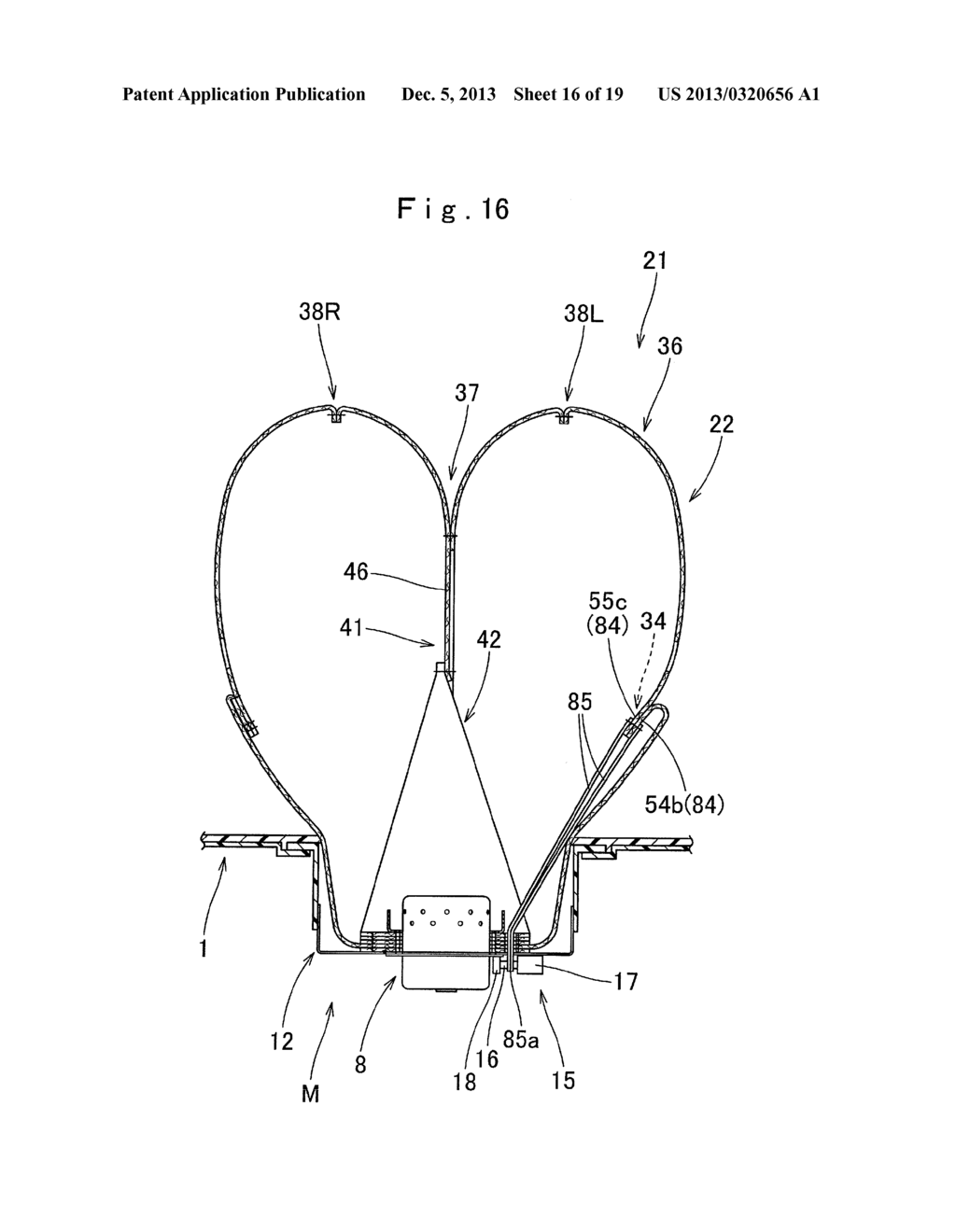 AIRBAG FOR A FRONT PASSENGER'S SEAT - diagram, schematic, and image 17