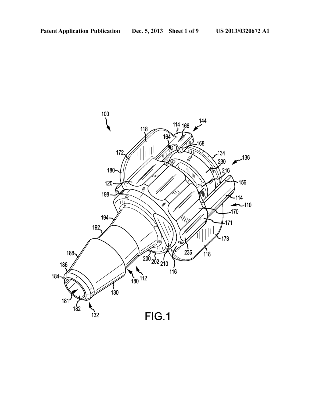 Twist lock connector with reinforcing wing grips and reverse snap assembly - diagram, schematic, and image 02