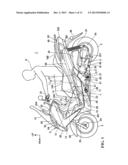 BODY COVER STRUCTURE FOR SADDLE-RIDE TYPE VEHICLE diagram and image