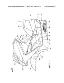 BODY COVER STRUCTURE FOR SADDLE-RIDE TYPE VEHICLE diagram and image