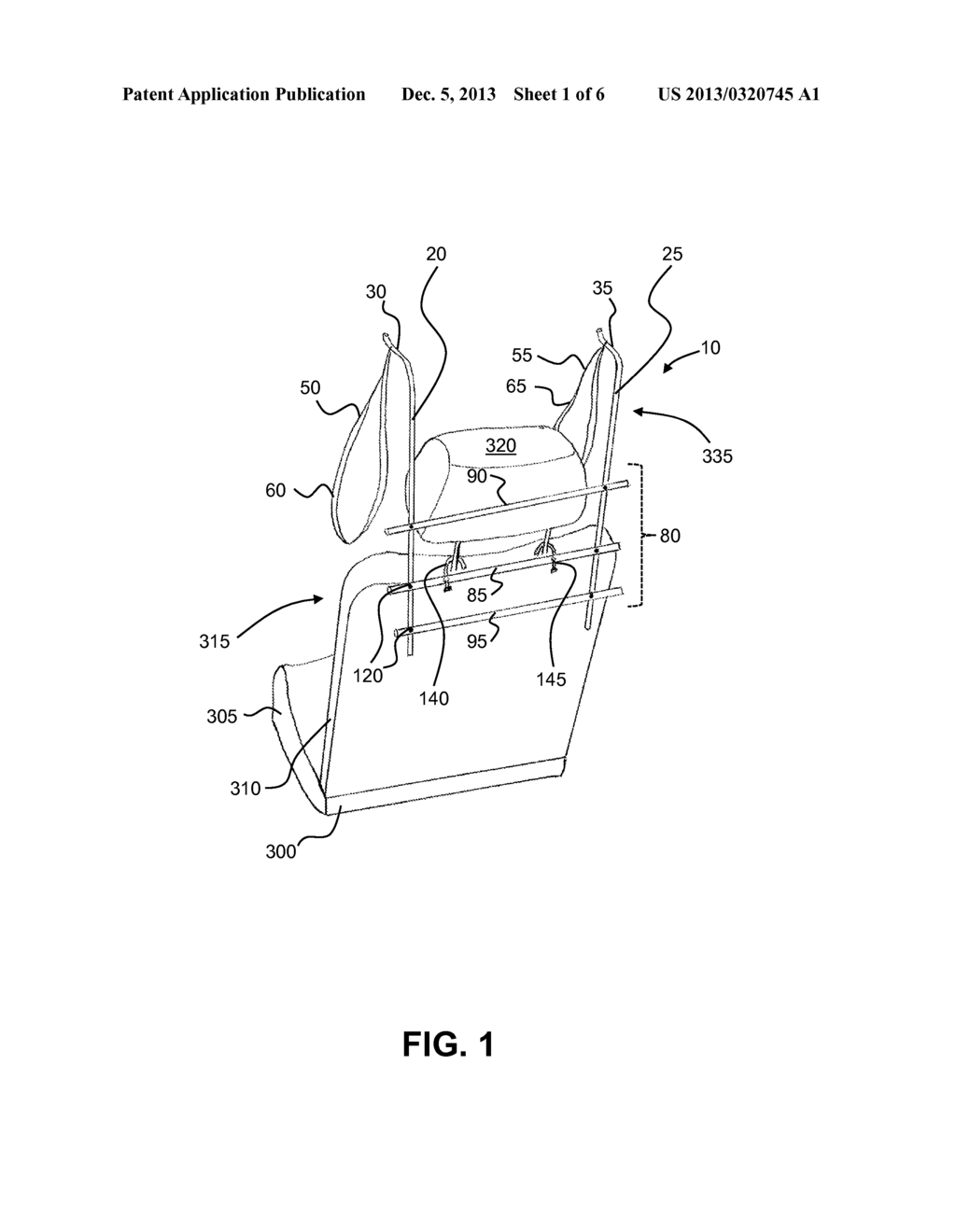 BACK SUPPORT FOR CHAIR - diagram, schematic, and image 02