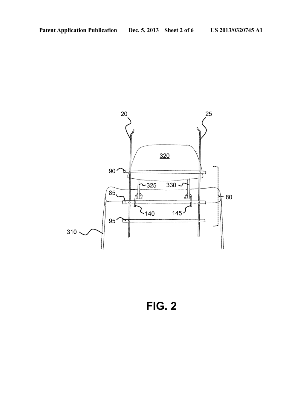 BACK SUPPORT FOR CHAIR - diagram, schematic, and image 03