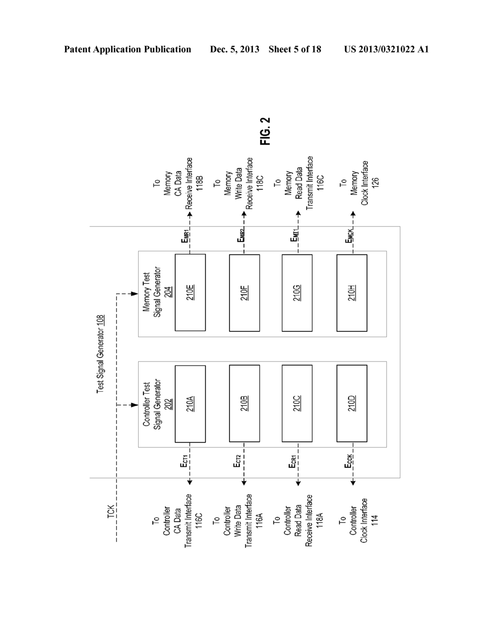 METHODS AND APPARATUS FOR TESTING INACCESSIBLE INTERFACE CIRCUITS IN A     SEMICONDUCTOR DEVICE - diagram, schematic, and image 06