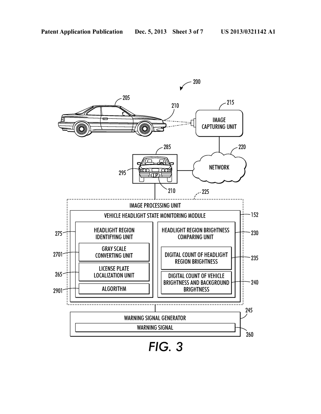 VEHICLE HEADLIGHT STATE MONITORING METHODS, SYSTEMS AND PROCESSOR-READABLE     MEDIA - diagram, schematic, and image 04