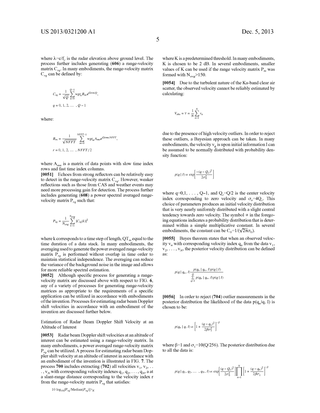 WIDE BAND CLEAR AIR SCATTER DOPPLER RADAR - diagram, schematic, and image 13