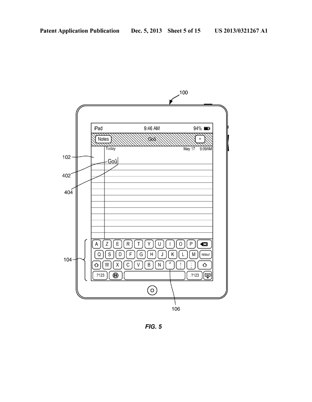 DYNAMICALLY CHANGING A CHARACTER ASSOCIATED WITH A KEY OF A KEYBOARD - diagram, schematic, and image 06