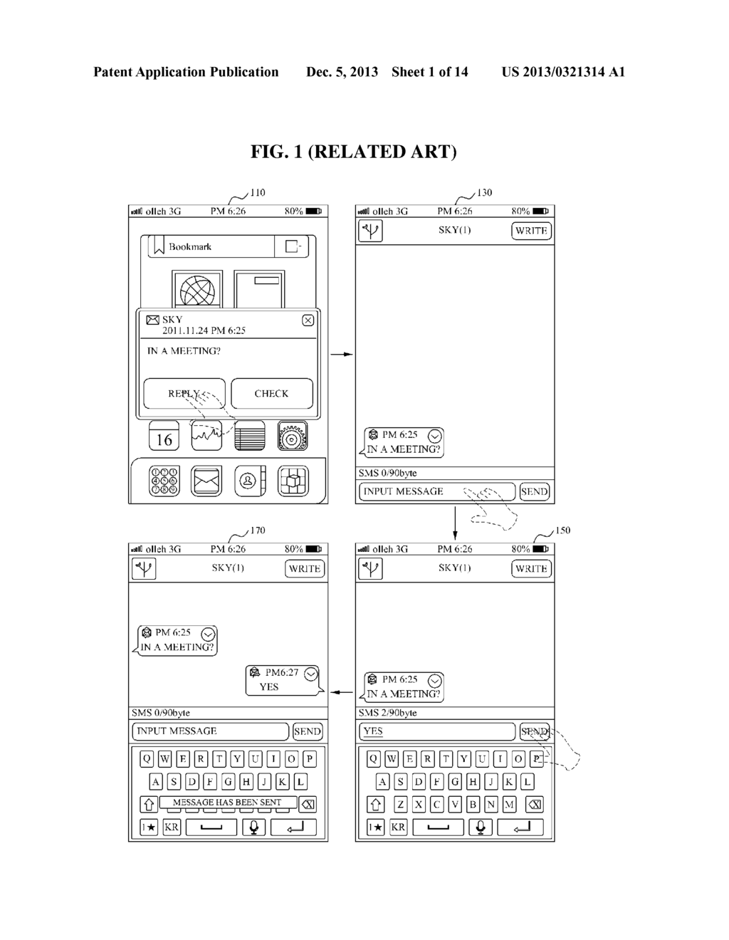 METHOD AND TERMINAL FOR ACTIVATING APPLICATION BASED ON HANDWRITING INPUT - diagram, schematic, and image 02