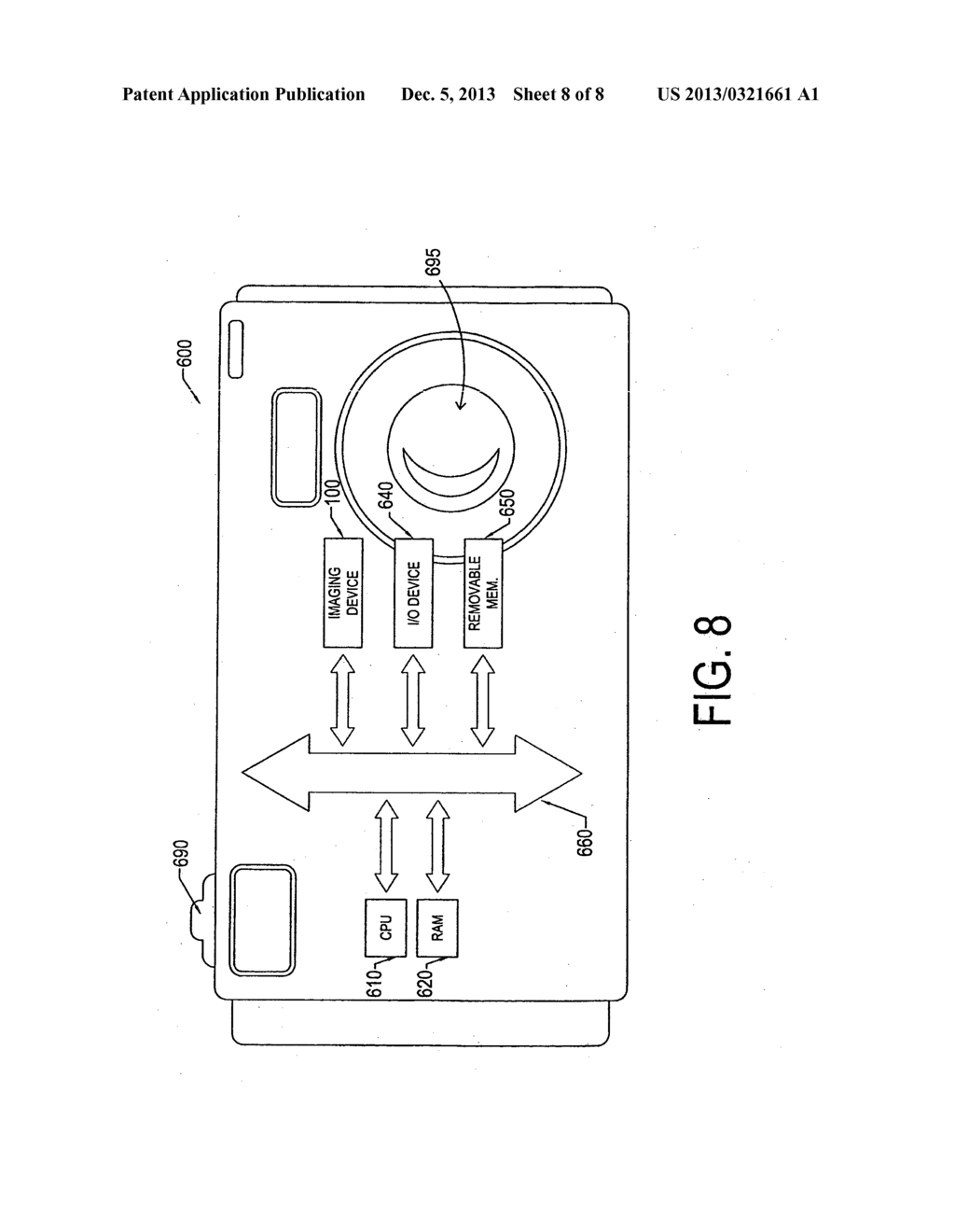 Method, apparatus and system providing holographic layer as micro-lens and     color filter array in an imager - diagram, schematic, and image 09