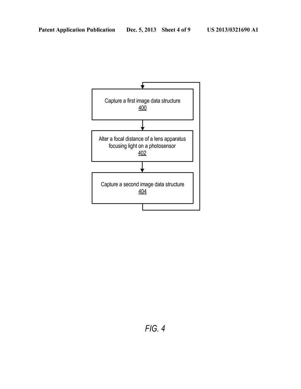 Methods and Apparatus for Refocusing via Video Capture - diagram, schematic, and image 05