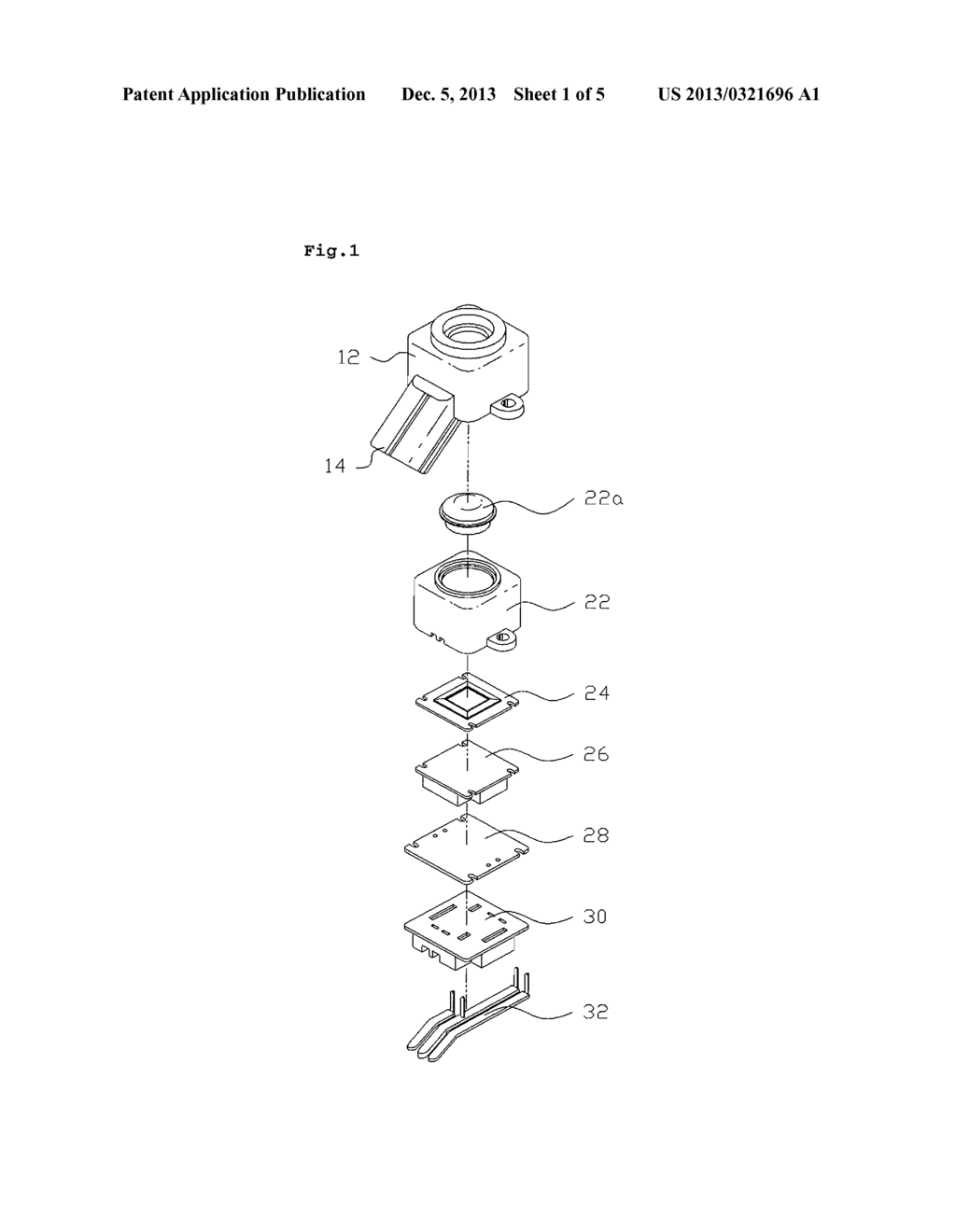 Camera Integrated with Connector for Vehicle and Method of Manufacturing     Thereof - diagram, schematic, and image 02