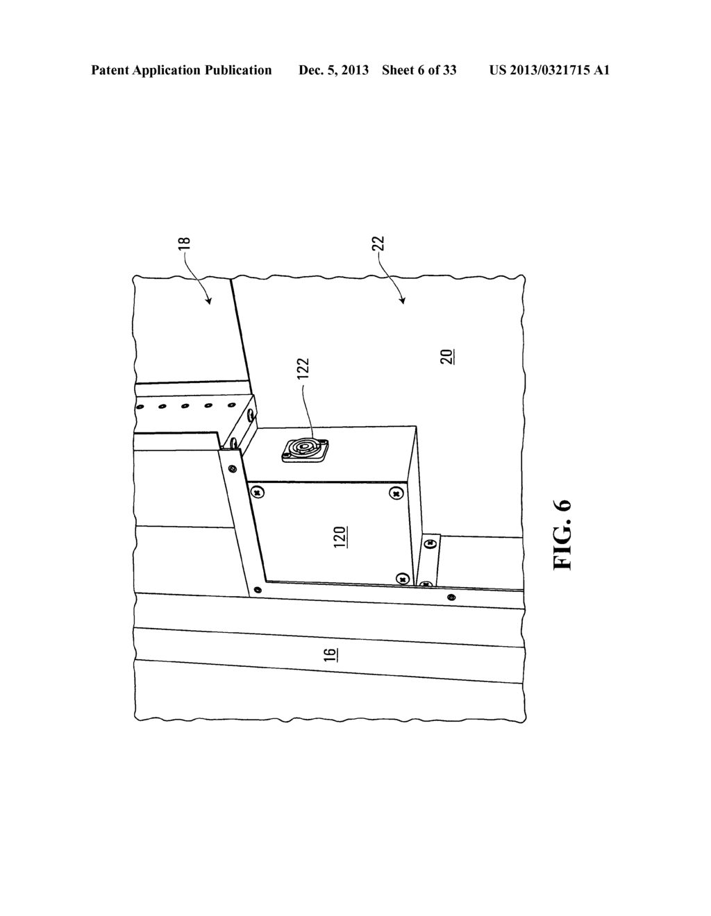 MOUNTING APPARATUS FOR AN AUDIO/VIDEO SYSTEM AND RELATED METHODS AND     SYSTEMS - diagram, schematic, and image 07