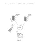 METHODS AND SYSTEMS FOR PRINT DOCUMENT RELEASE VIA MOBILE DEVICE diagram and image