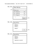 SERVICE PROVIDING DEVICE, PRINTING SYSTEM CONTROL METHOD, AND STORAGE     MEDIUM diagram and image