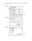 SERVICE PROVIDING DEVICE, PRINTING SYSTEM CONTROL METHOD, AND STORAGE     MEDIUM diagram and image