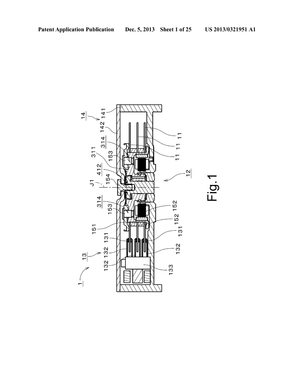 BEARING MECHANISM, MOTOR, AND DISK DRIVE APPARATUS - diagram, schematic, and image 02