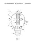 LIGHT BULB WITH PLANAR LIGHT GUIDES diagram and image