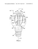 LIGHT BULB WITH PLANAR LIGHT GUIDES diagram and image