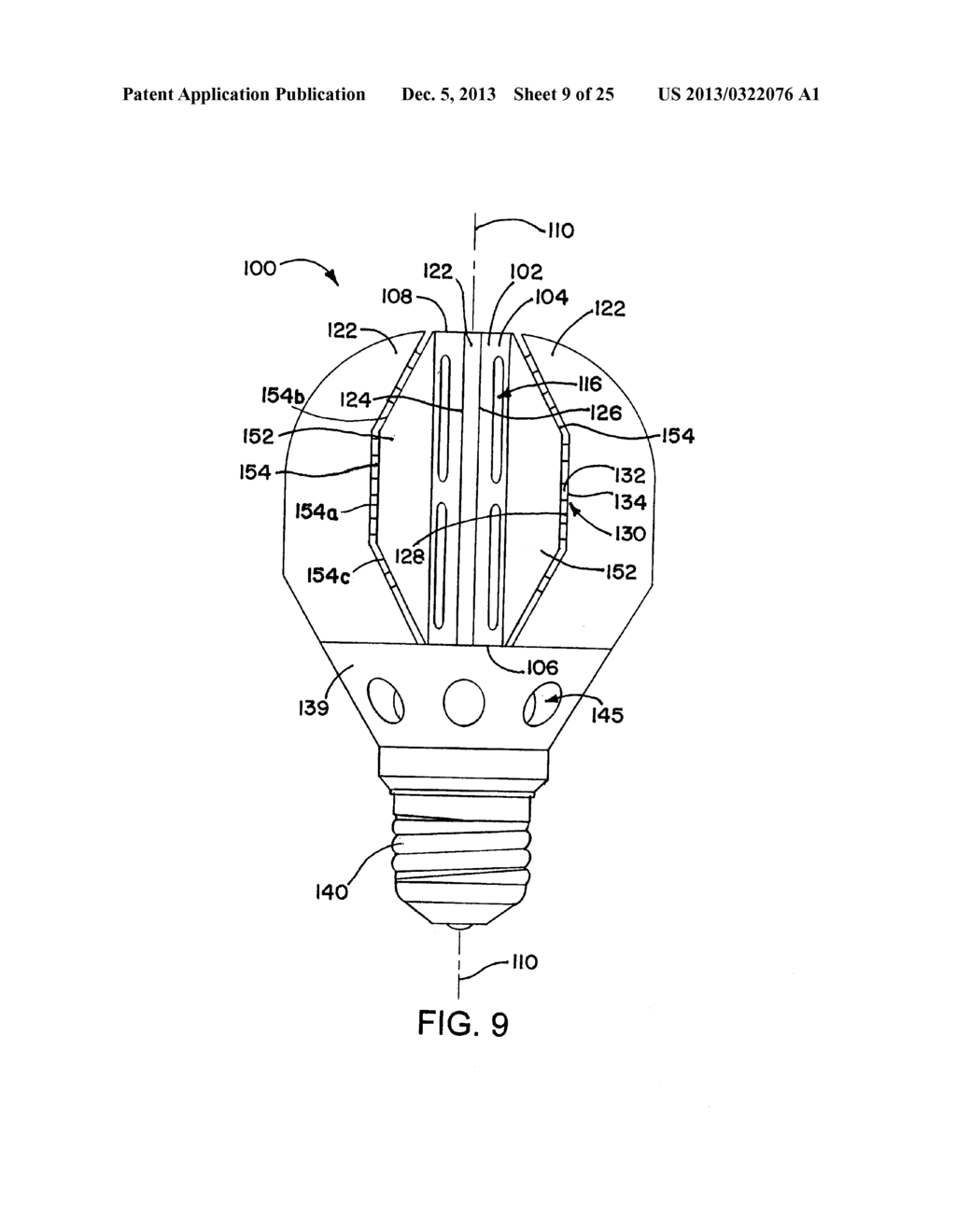 LIGHT BULB WITH PLANAR LIGHT GUIDES - diagram, schematic, and image 10