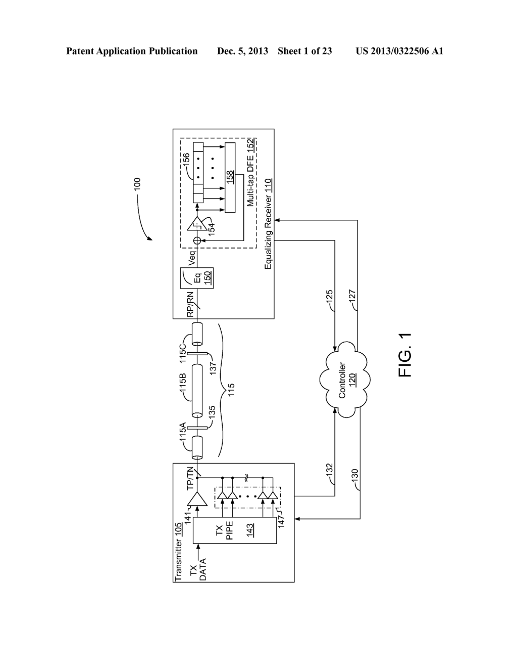 HIGH-SPEED SIGNALING SYSTEMS WITH ADAPTABLE PRE-EMPHASIS AND EQUALIZATION - diagram, schematic, and image 02