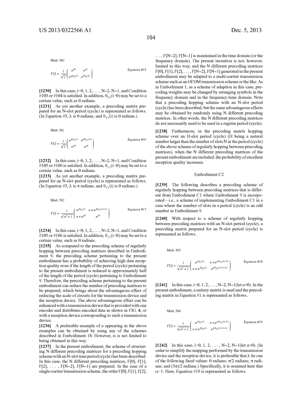 PRECODING METHOD, PRECODING DEVICE - diagram, schematic, and image 209