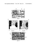 Method for concealing a synthetic hologram in a binary image diagram and image