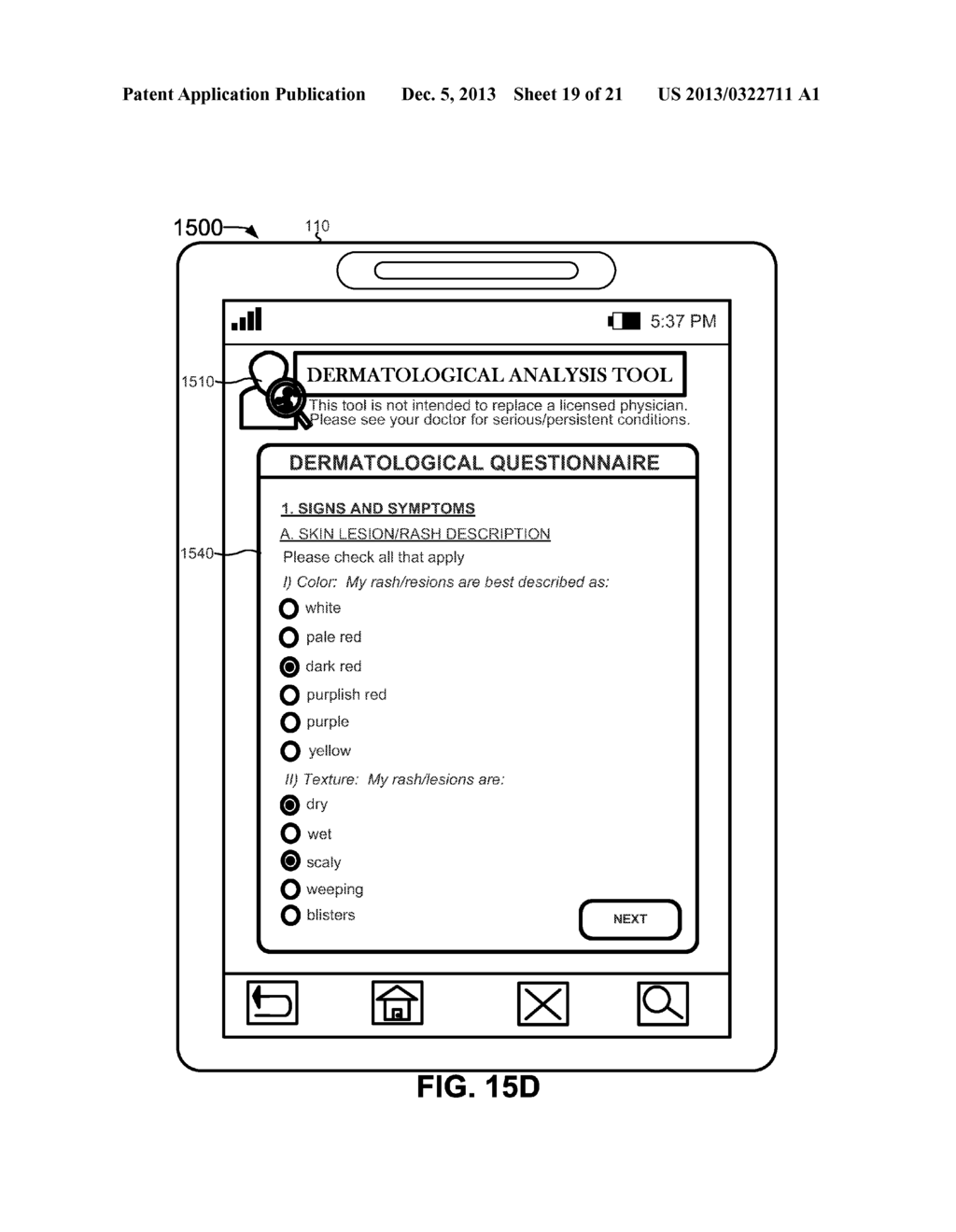 MOBILE DERMATOLOGY COLLECTION AND ANALYSIS SYSTEM - diagram, schematic, and image 20