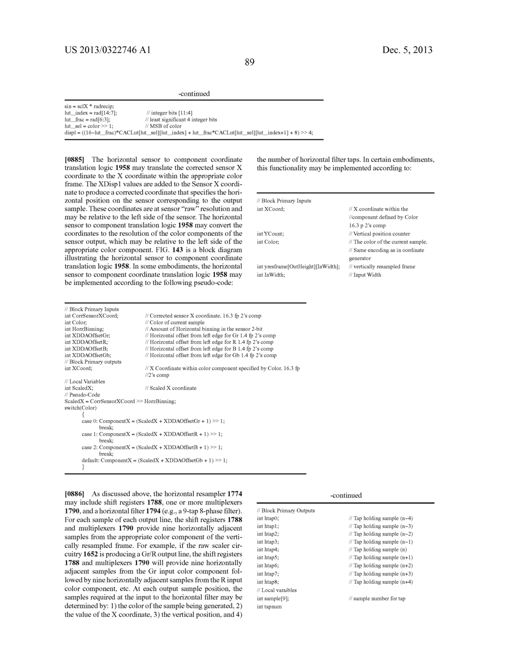 SYSTEMS AND METHODS FOR YCC IMAGE PROCESSING - diagram, schematic, and image 262