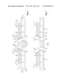 OPTICAL FIBER ORGANIZER WITH TRAYS MOUNTED ON PIVOTING SUPPORT diagram and image