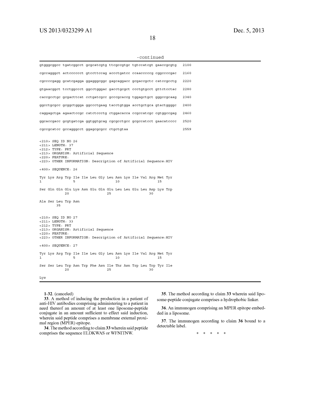 METHOD OF INDUCING NEUTRALIZING ANTIBODIES TO HUMAN IMMUNODEFICIENCY VIRUS - diagram, schematic, and image 33