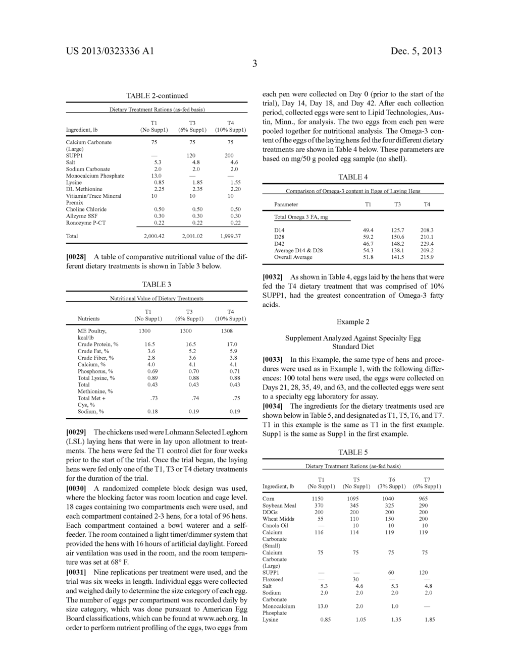 METHOD OF INCREASING OMEGA-3 CONTENT IN POULTRY - diagram, schematic, and image 04