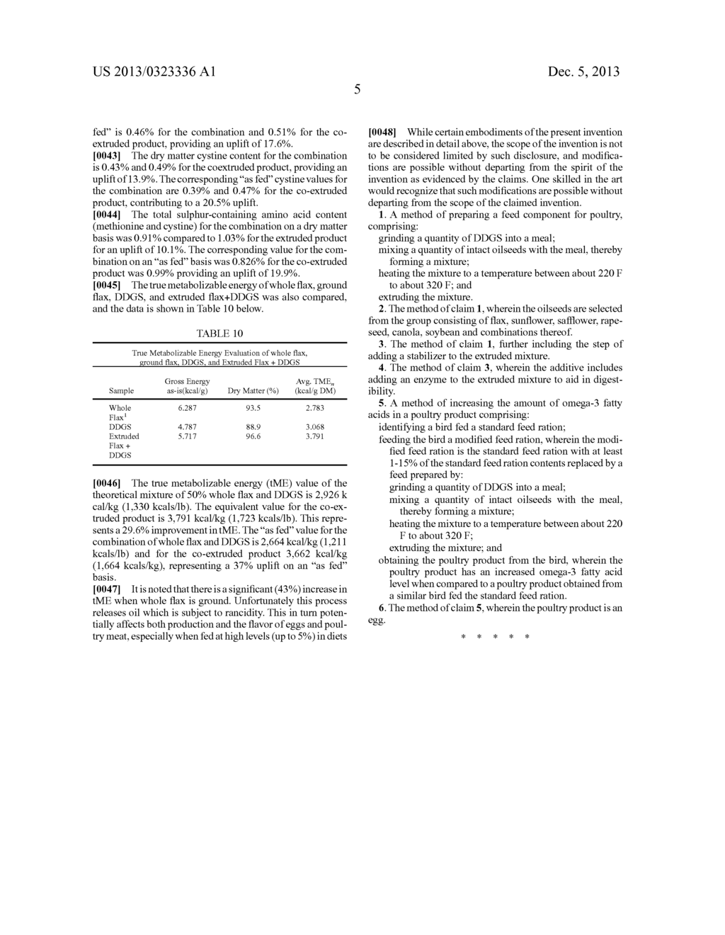 METHOD OF INCREASING OMEGA-3 CONTENT IN POULTRY - diagram, schematic, and image 06