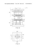 MOLDING DIE FOR MULTICOLORED MOLDING, MOLDING METHOD OF MULTICOLORED     MOLDED PIECE, AND MULTICOLORED MOLDED PIECE diagram and image