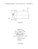 MOLDING DIE FOR MULTICOLORED MOLDING, MOLDING METHOD OF MULTICOLORED     MOLDED PIECE, AND MULTICOLORED MOLDED PIECE diagram and image