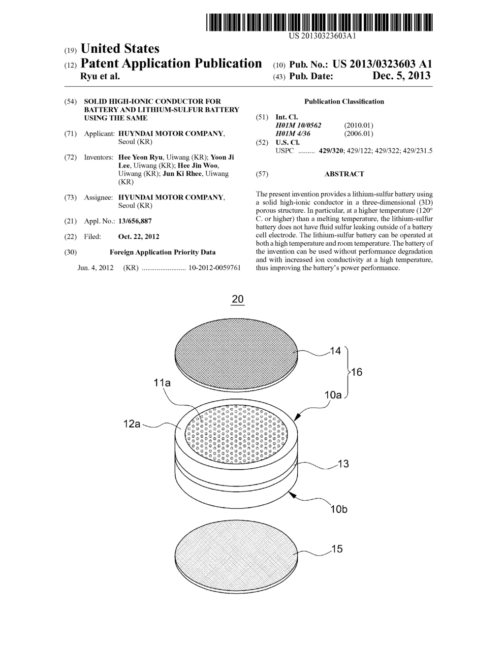 SOLID HIGH-IONIC CONDUCTOR FOR BATTERY AND LITHIUM-SULFUR BATTERY USING     THE SAME - diagram, schematic, and image 01