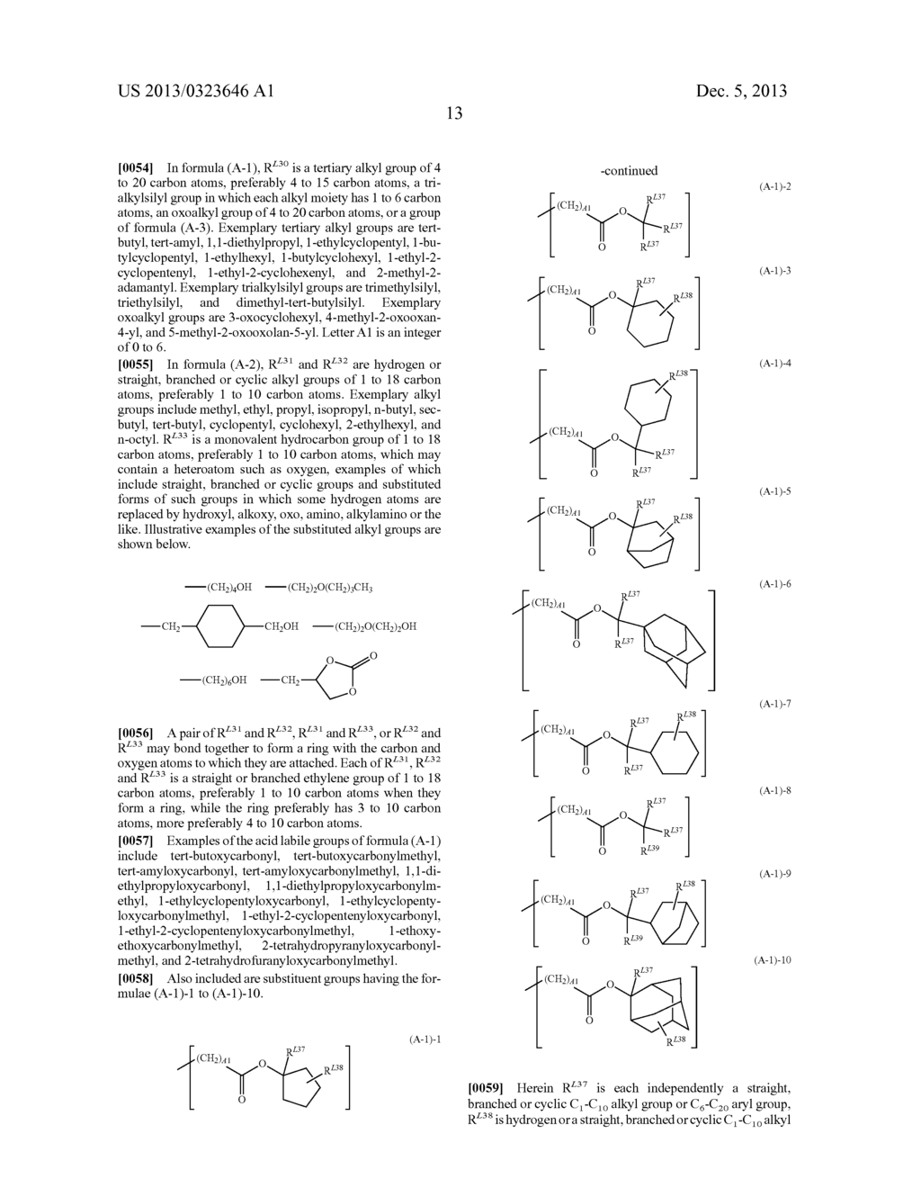 RESIST COMPOSITION AND PATTERNING PROCESS - diagram, schematic, and image 14