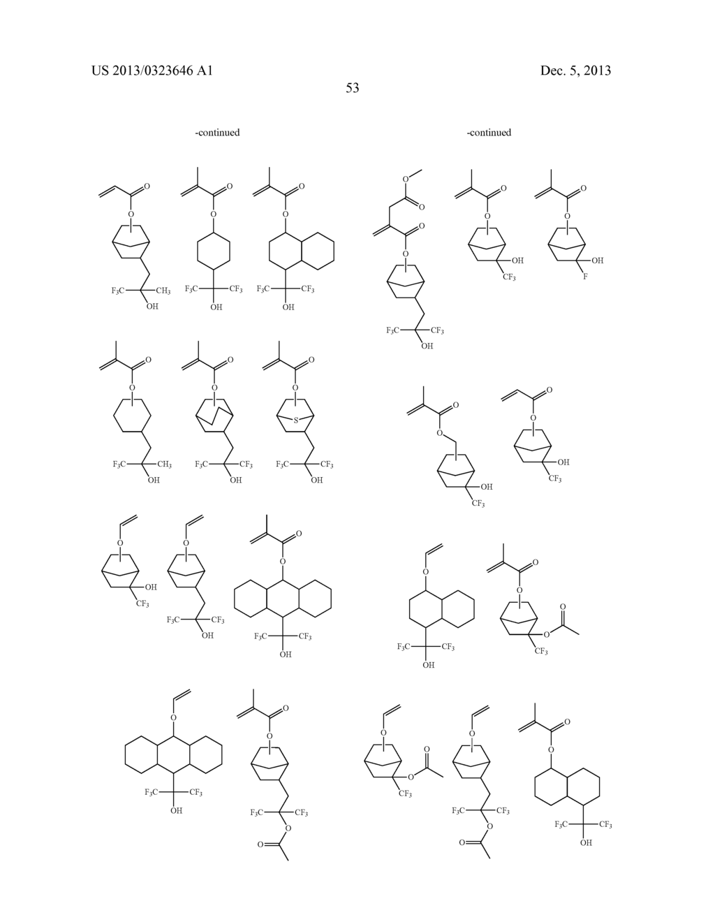 RESIST COMPOSITION AND PATTERNING PROCESS - diagram, schematic, and image 54