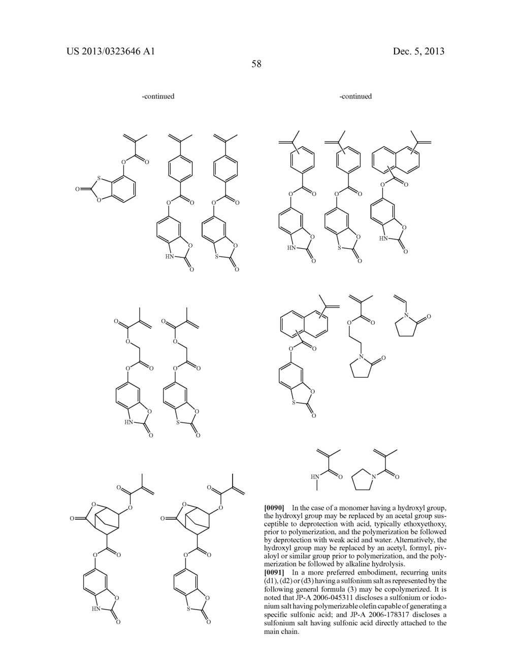 RESIST COMPOSITION AND PATTERNING PROCESS - diagram, schematic, and image 59