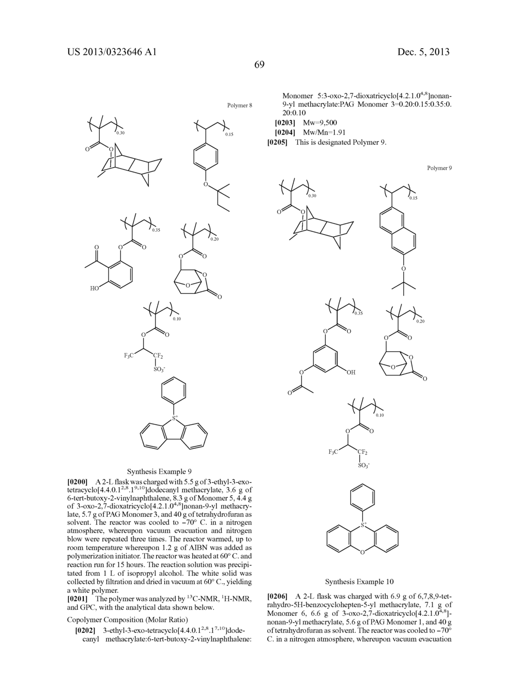 RESIST COMPOSITION AND PATTERNING PROCESS - diagram, schematic, and image 70