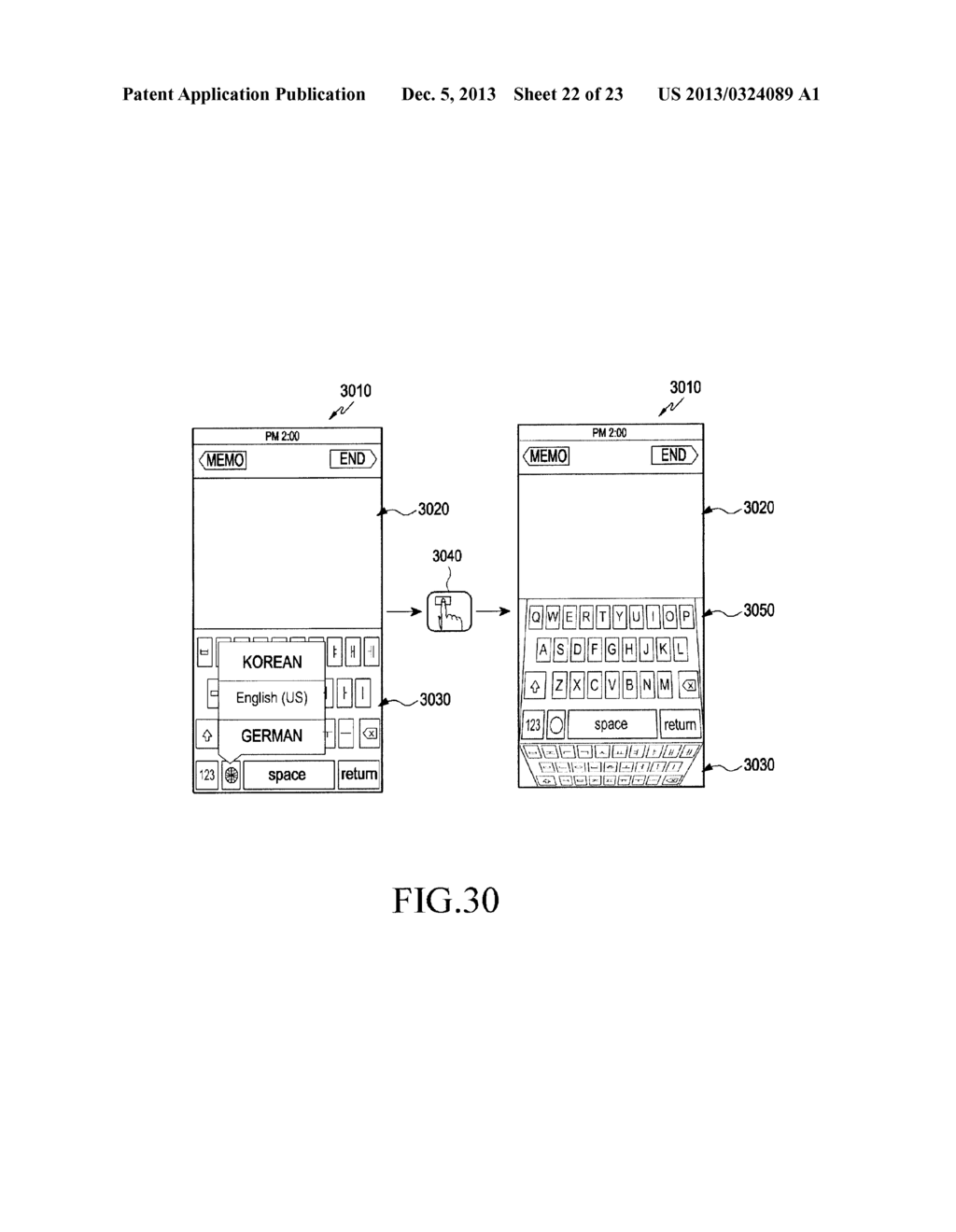 METHOD FOR PROVIDING FINGERPRINT-BASED SHORTCUT KEY, MACHINE-READABLE     STORAGE MEDIUM, AND PORTABLE TERMINAL - diagram, schematic, and image 23