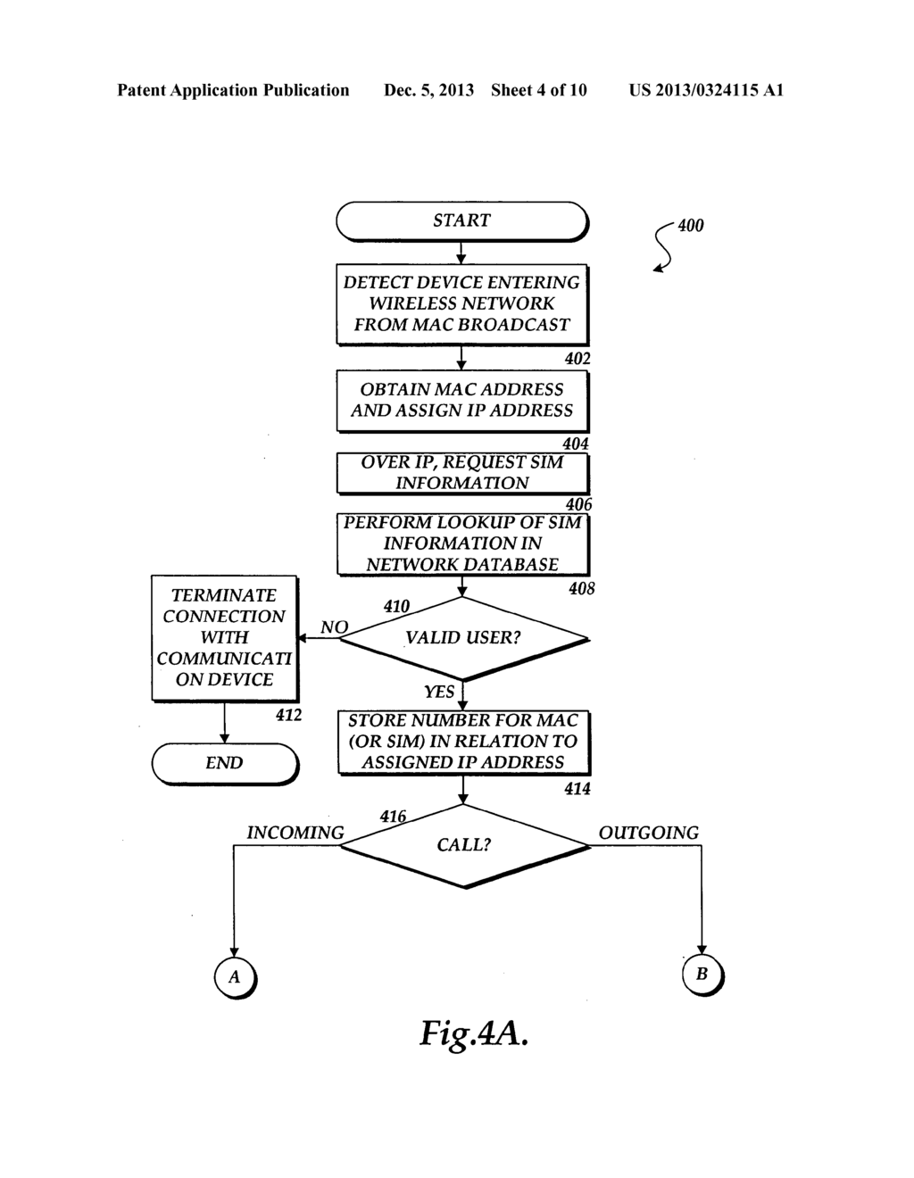 SYSTEM AND METHOD FOR PROVIDING A SINGLE TELEPHONE NUMBER FOR USE WITH A     PLURALITY OF TELEPHONE HANDSETS - diagram, schematic, and image 05