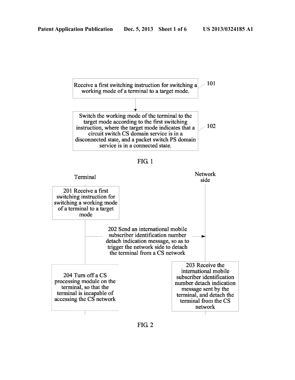 Mode Switching Method and Device - diagram, schematic, and image 02