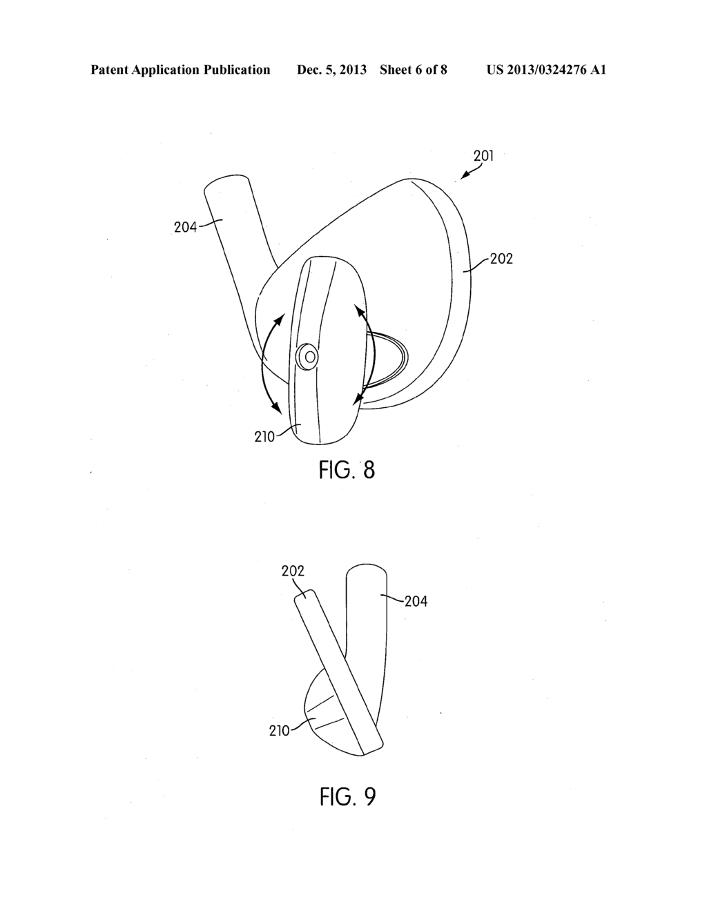 Golf Clubs and Golf Club Heads - diagram, schematic, and image 07