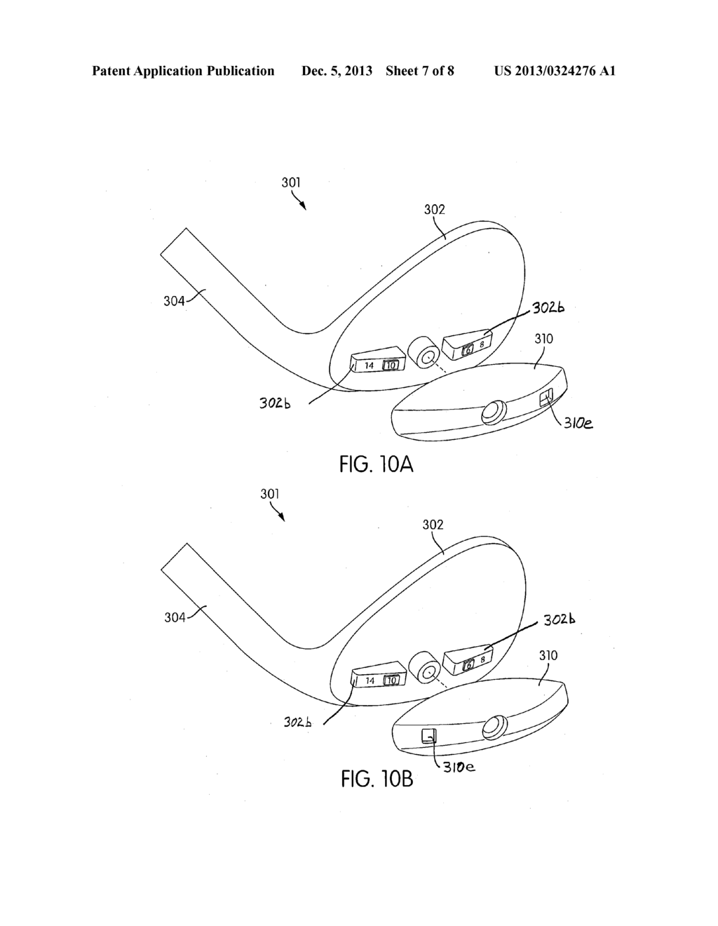 Golf Clubs and Golf Club Heads - diagram, schematic, and image 08