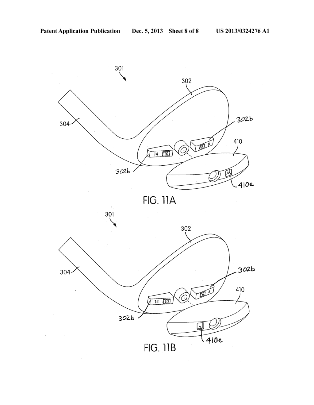 Golf Clubs and Golf Club Heads - diagram, schematic, and image 09