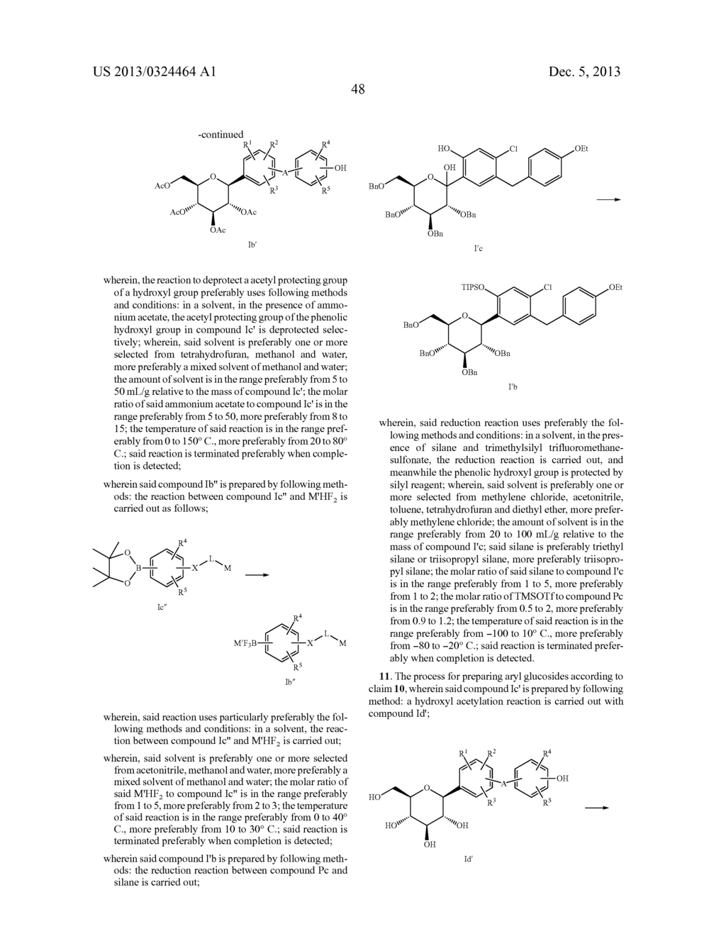 ARYL GLYCOSIDE COMPOUND, PREPARATION METHOD AND USE THEREOF - diagram, schematic, and image 49