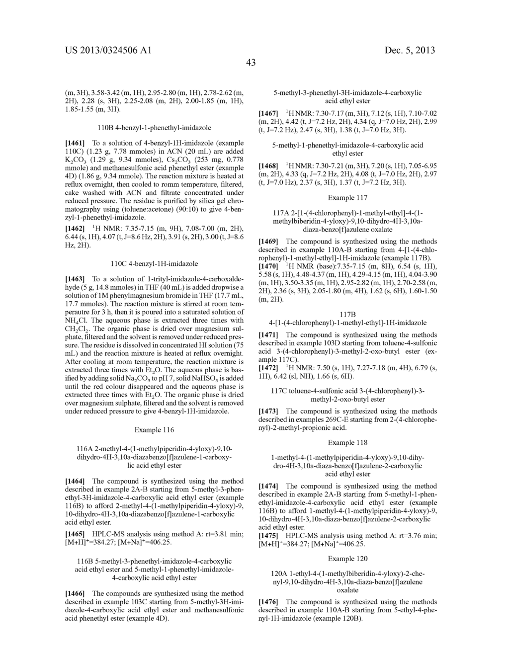 New 6,11-dihydro-5H-benzo[d]imidazo[1,2-a]azepines derivatives as     histamine H4 receptor ligands - diagram, schematic, and image 44