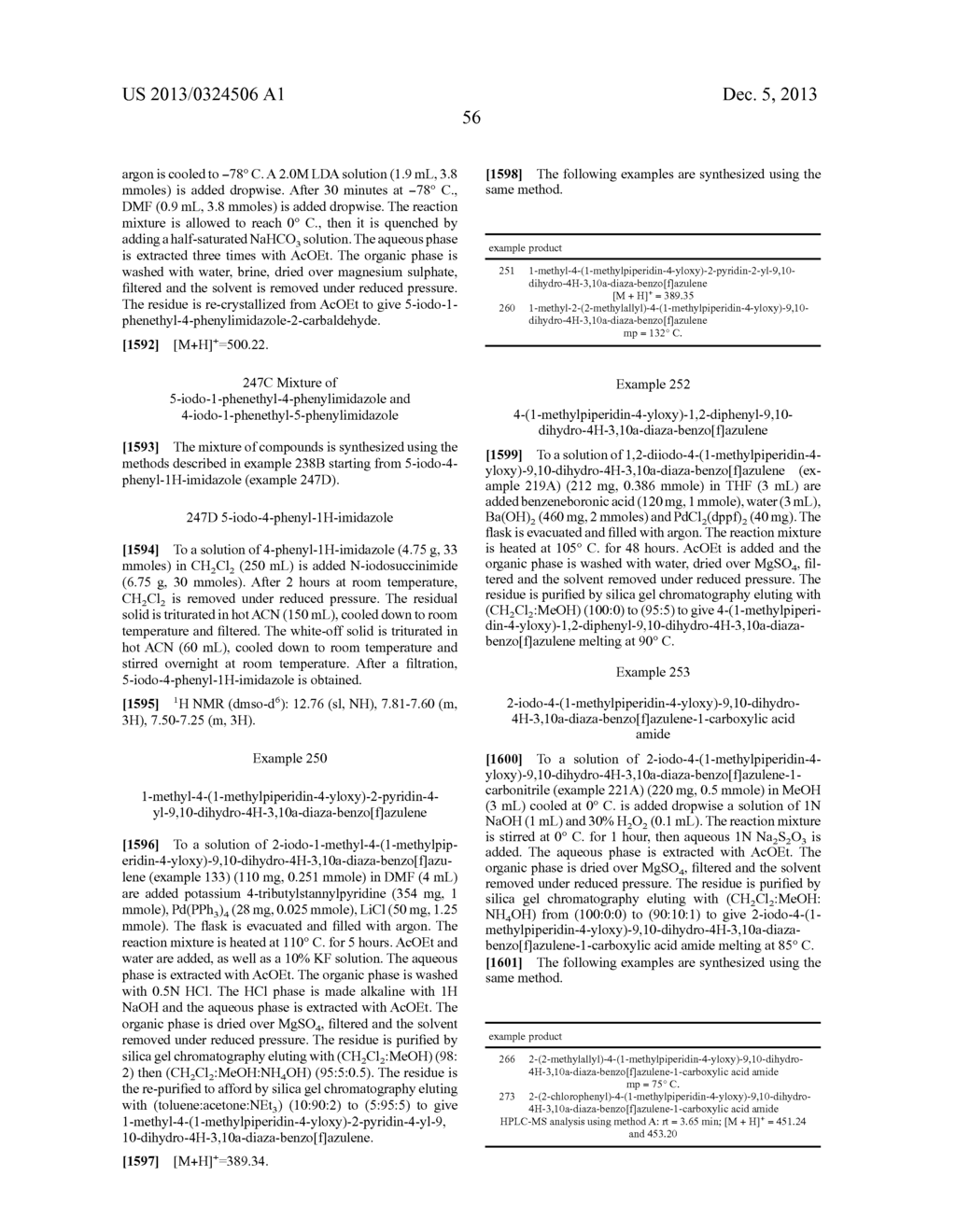 New 6,11-dihydro-5H-benzo[d]imidazo[1,2-a]azepines derivatives as     histamine H4 receptor ligands - diagram, schematic, and image 57