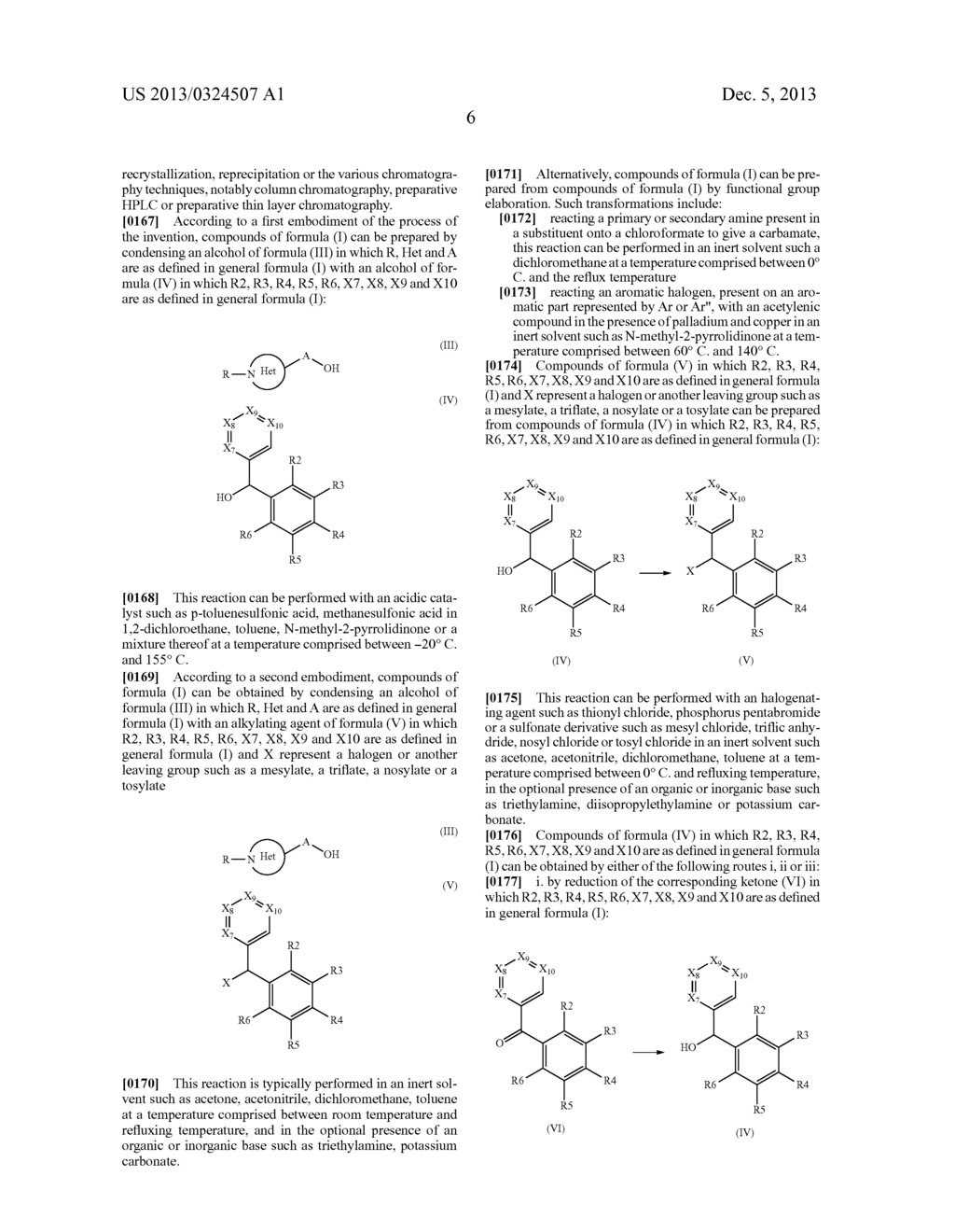 Novel (aza)Benzhydryl Ether Derivatives, Their Process of Preparation and     Their Use as H4-Receptor Ligands for Therapeutical Applications - diagram, schematic, and image 07