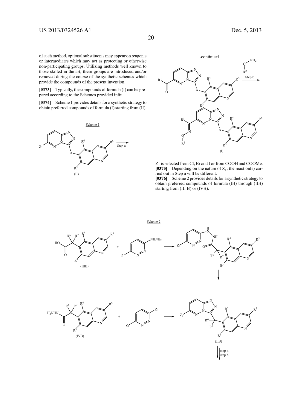 [1,2,4] TRIAZOLO [4,3-B] PYRIDAZINE COMPOUNDS AS INHIBITORS OF THE C-MET     TYROSINE KINASE - diagram, schematic, and image 21
